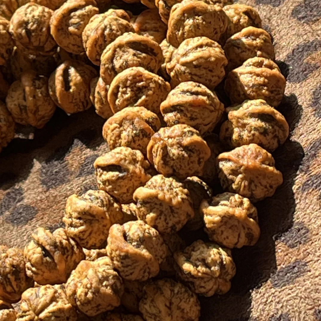 莲花金豆原桩柏香籽108长串