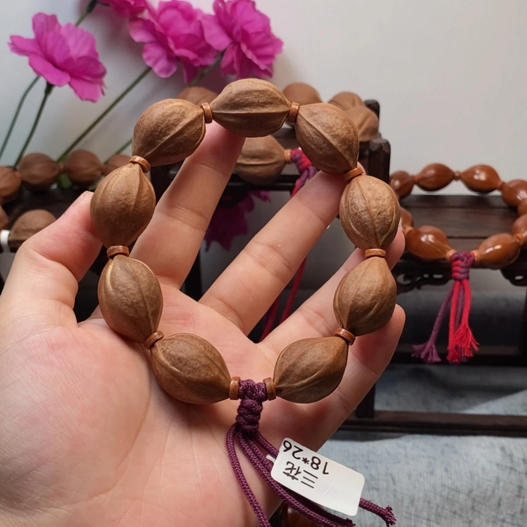 最****梅林铁核文玩手串