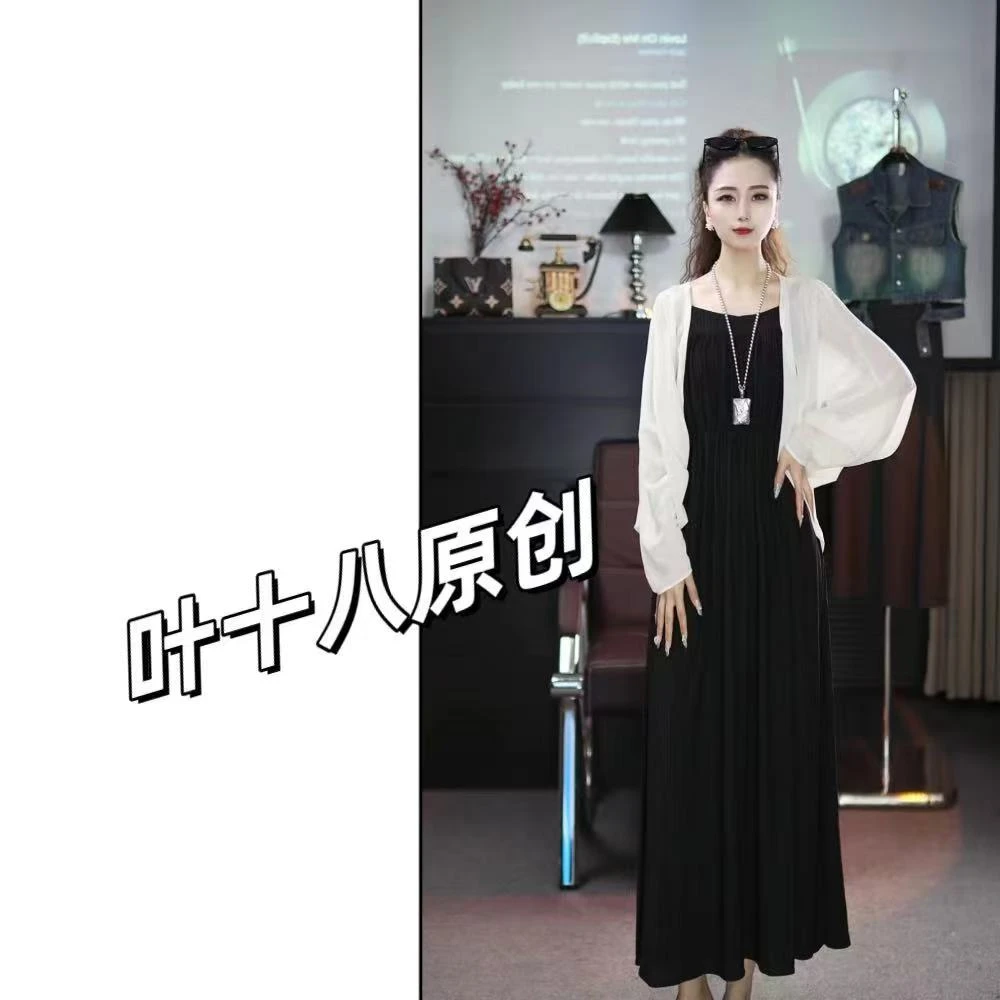 套装裙子女春夏裙子韩系气质连衣裙温柔连衣裙2515