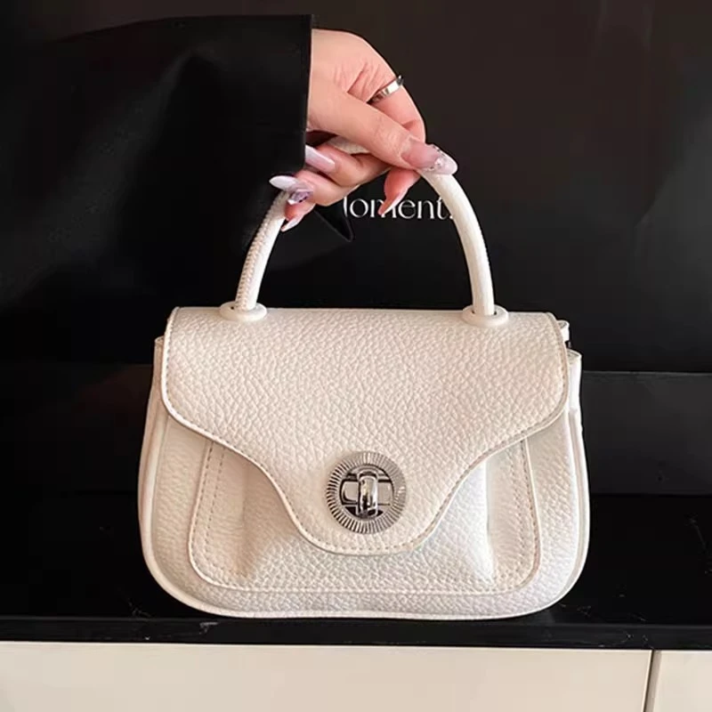 高级感手拎时尚小方包2025新款韩版简约百搭单肩包小众设计斜挎包