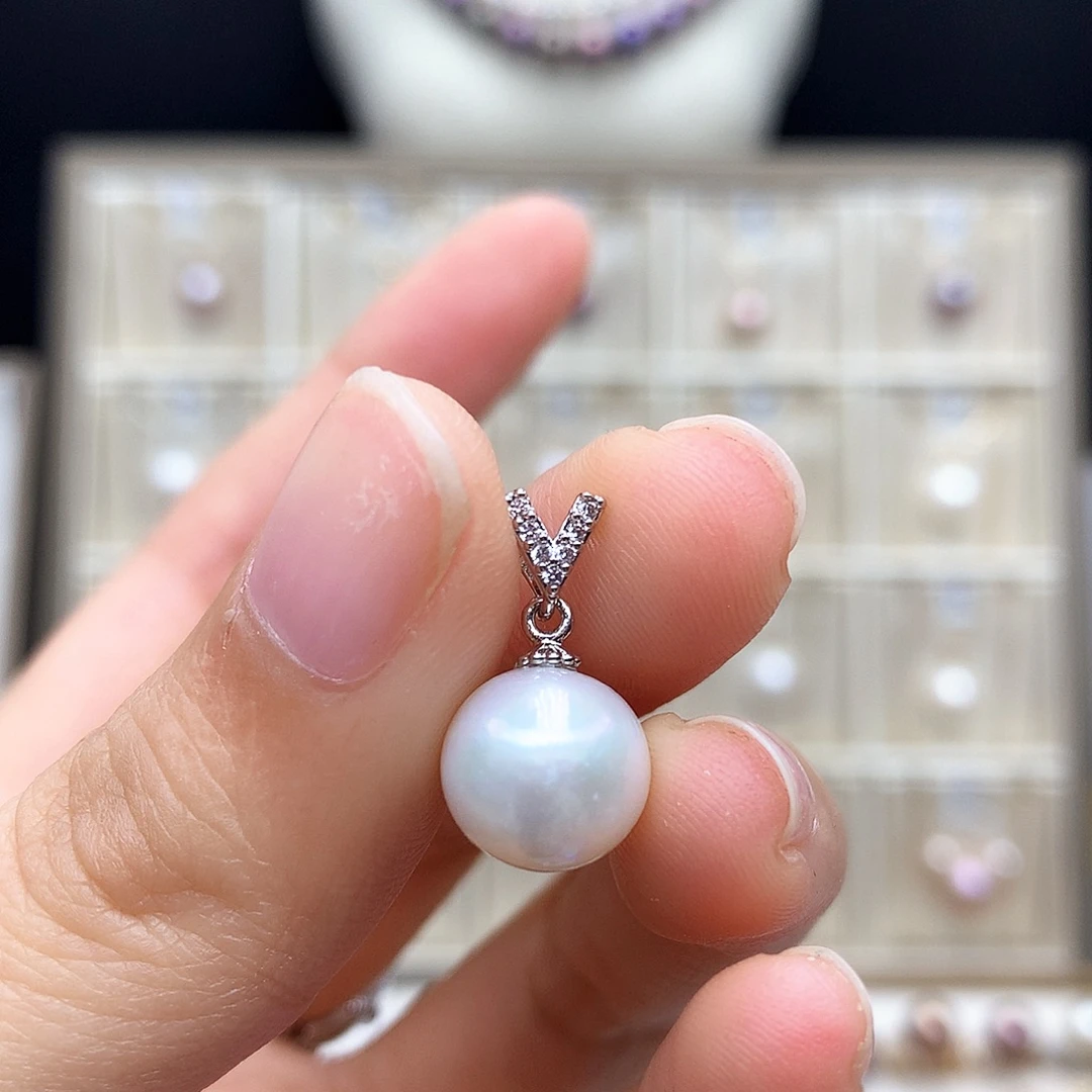 合金淡水珍珠颈饰