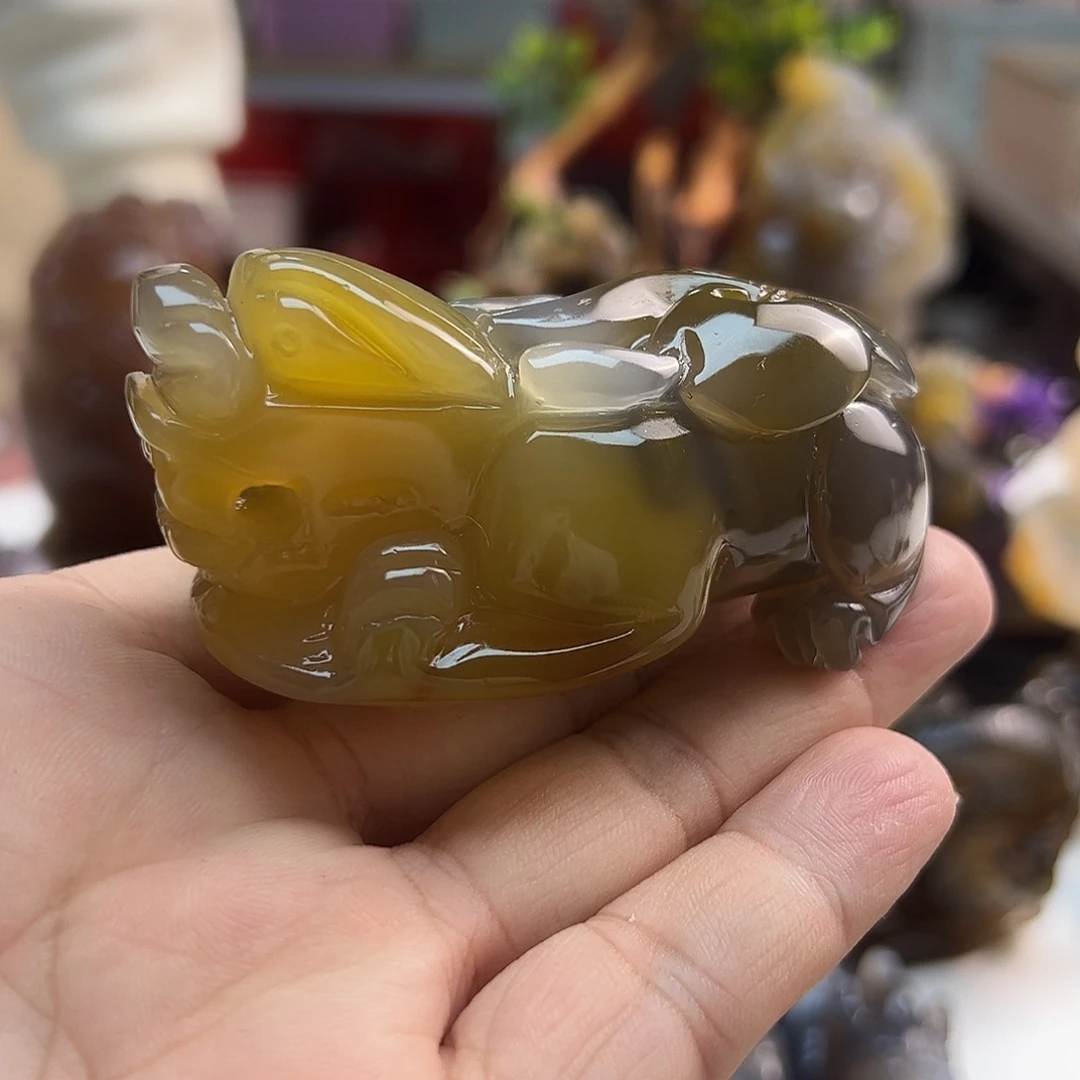 玛瑙/玉髓未镶嵌吊坠(不含链)