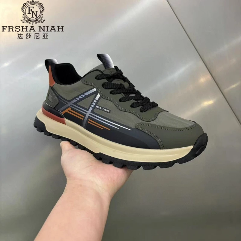 法莎尼亚鞋子男款新款户外跑鞋春秋季路跑防秋季男士超轻防滑跑鞋