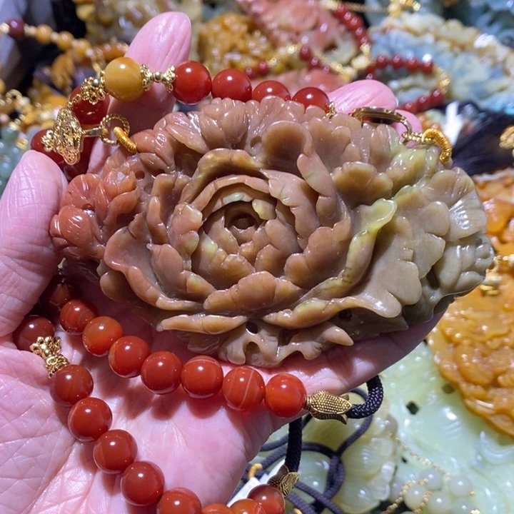 岫玉岫玉吊坠未镶嵌抹****聊