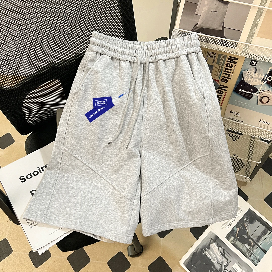 潮牌痞帅炸街高级感五分短裤男夏季外穿宽松休闲裤子爆款2025新款