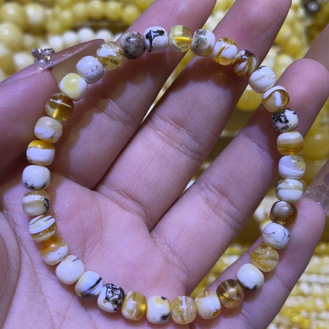 手绳琥珀未镶嵌6m