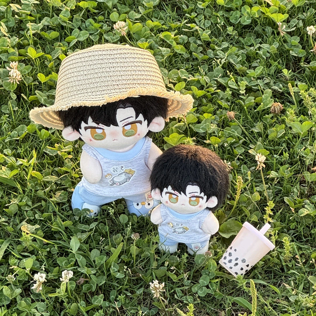 现货笨大熊家20cm棉花娃娃草帽娃用帽子（头围38cm以内可用）