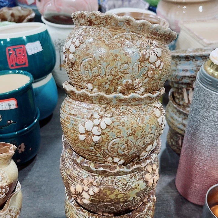 多肉陶瓷花盆满10元包邮