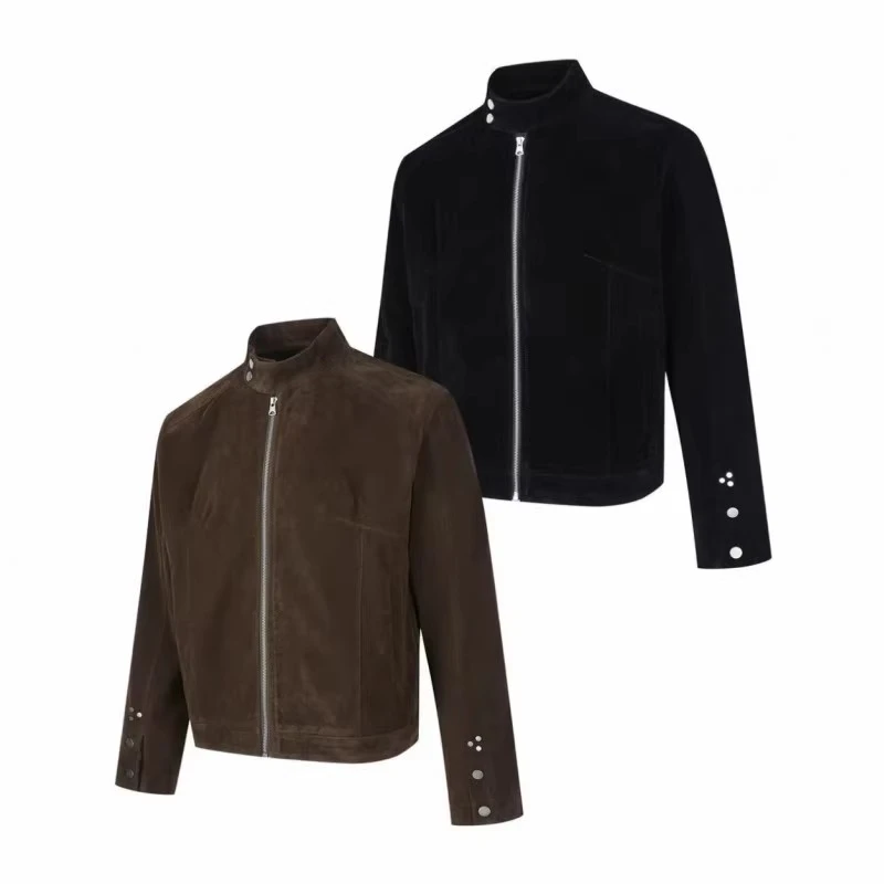 哈灵顿立领夹克外套男秋季潮牌痞帅街头高级感休闲飞行服上衣