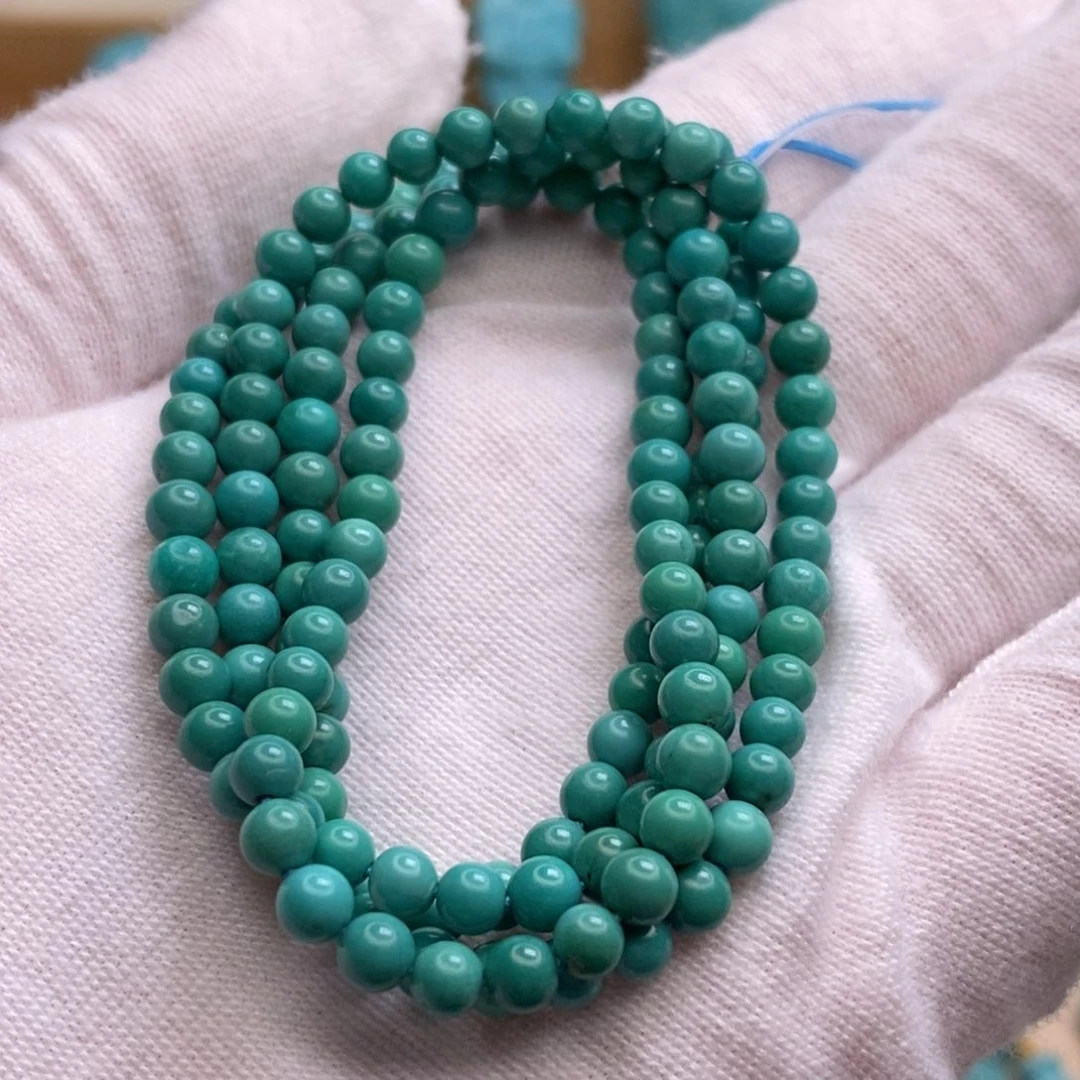 绿松石未镶嵌原矿高瓷无油无科技