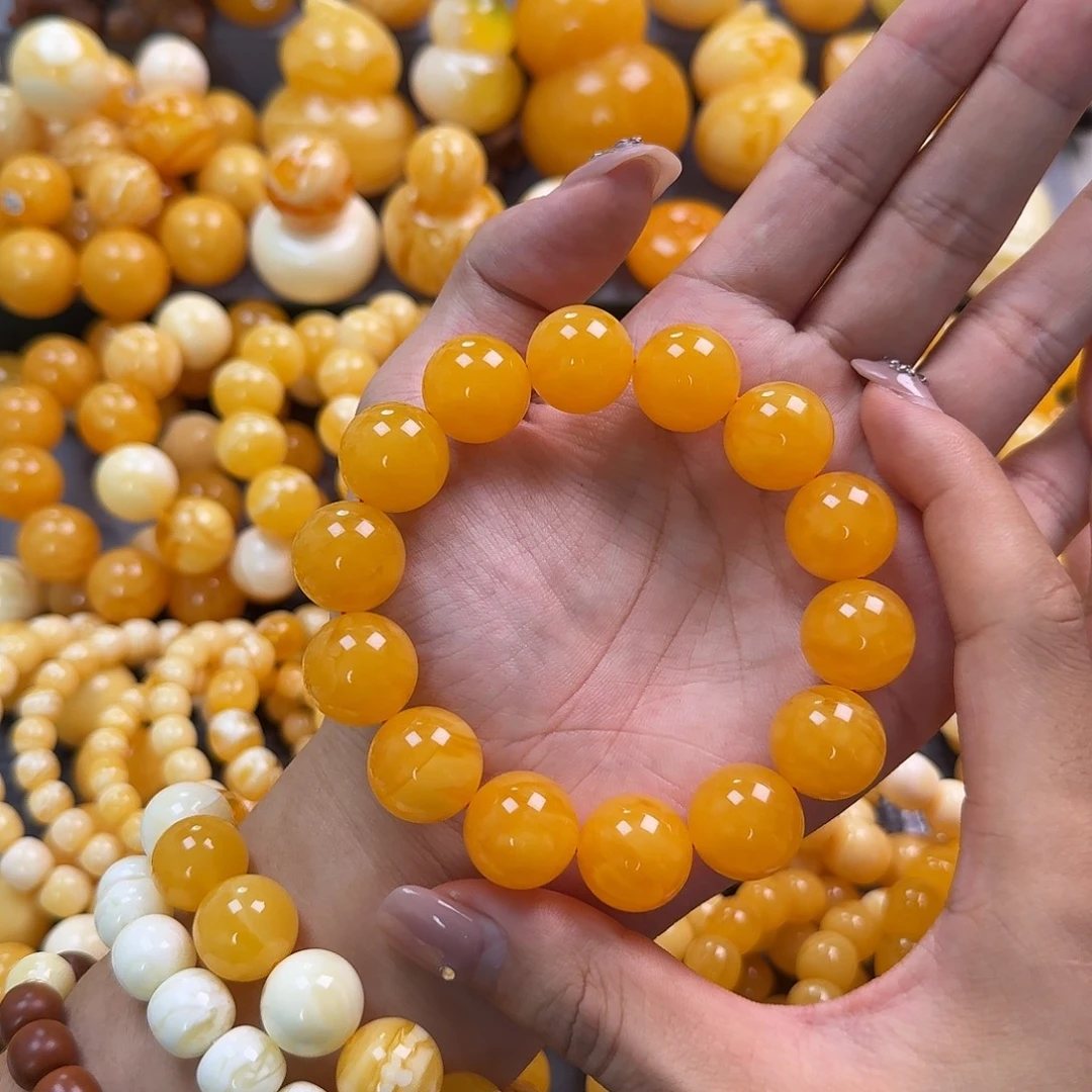 蜜蜡未镶嵌珠宝奇石同料17mm