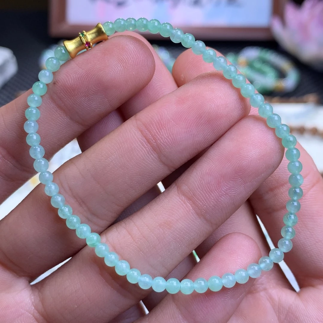 未镶嵌手链翡翠翡翠手串卡3➕