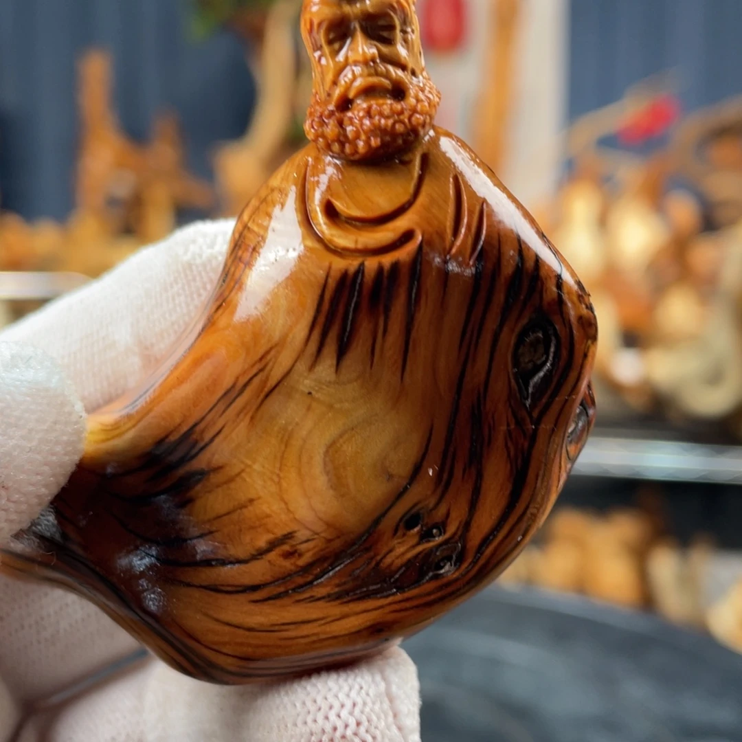 柏木（崖柏）手把件