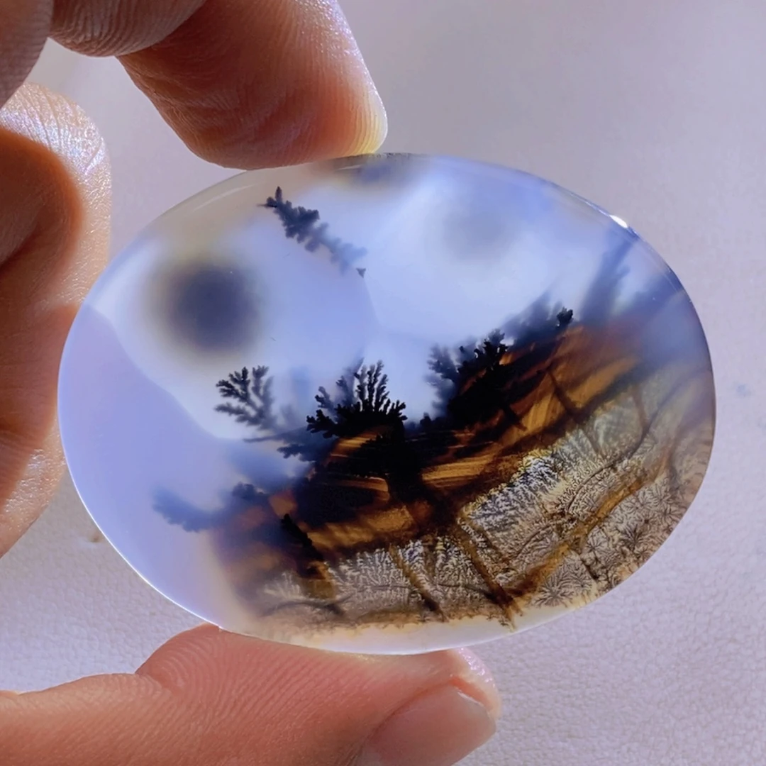 小***8玛瑙/玉髓吊坠(不含链)未镶嵌