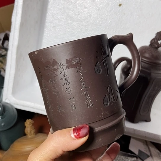 手工制作宜兴紫砂