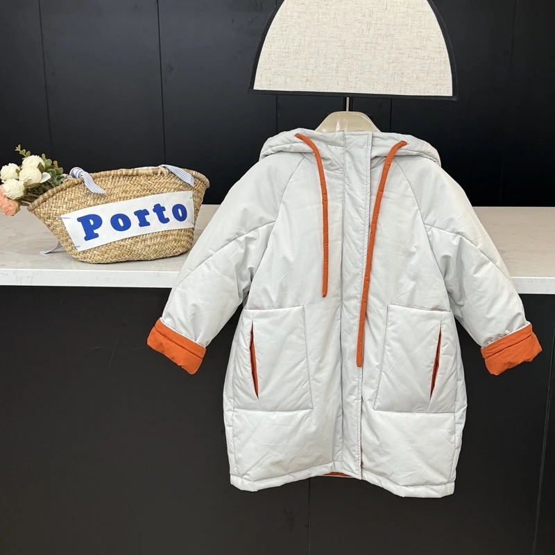 现货leomama【冰岛追火】女童棉服袄儿童加厚保暖外套冬装大童棉衣