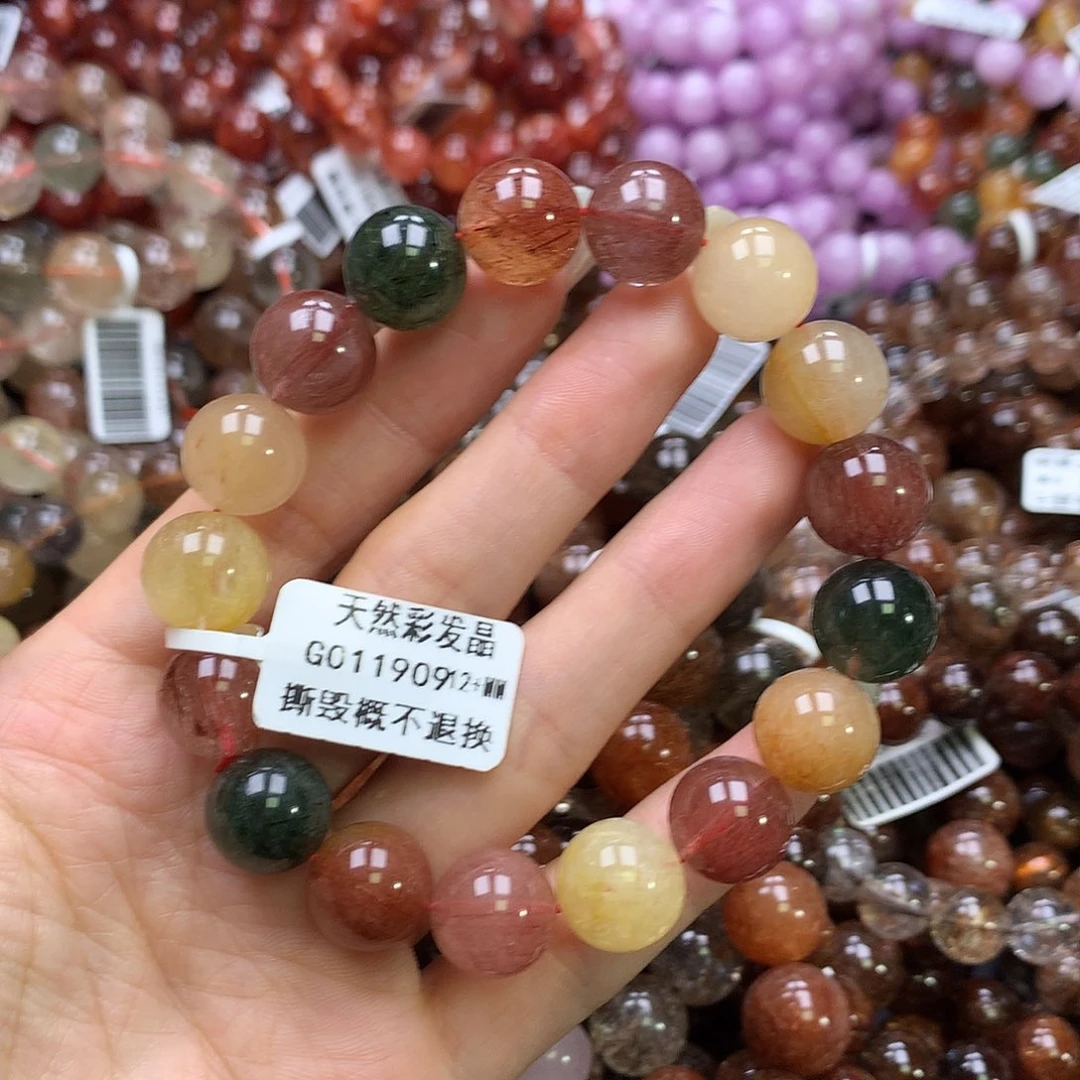 水晶手链未镶嵌，