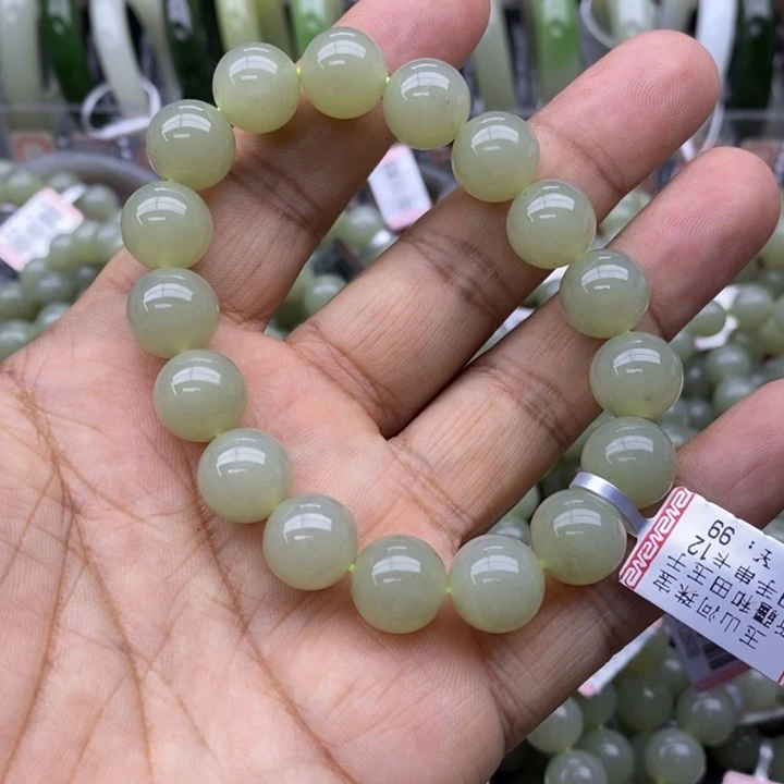 和田玉未镶嵌手链卡12