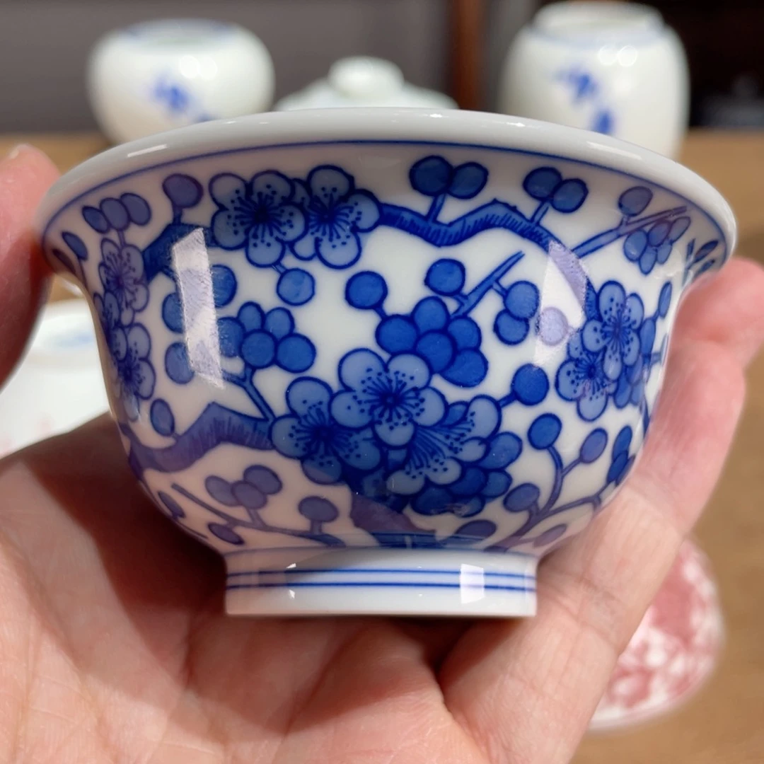 杯 经典王步花鸟 小桥窑