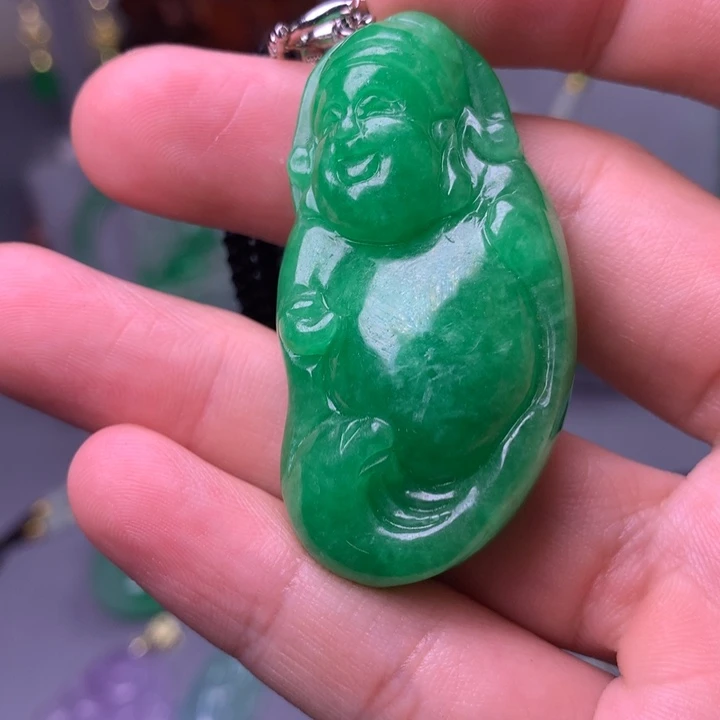 翡翠未镶嵌颈饰吊坠