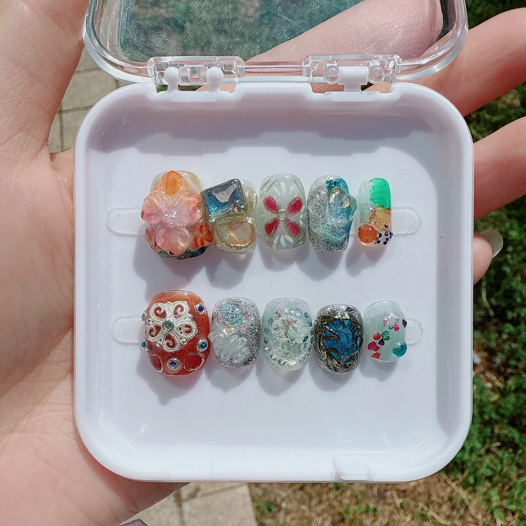 神往~最猛指甲盖儿复古小众手工穿戴甲