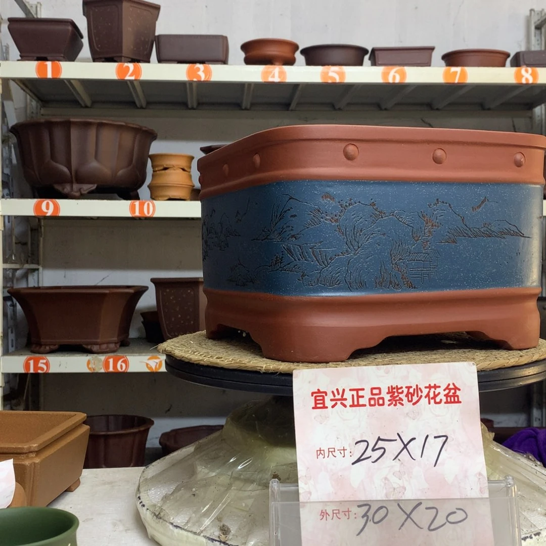 紫砂花盆精品紫砂花盆包邮包邮