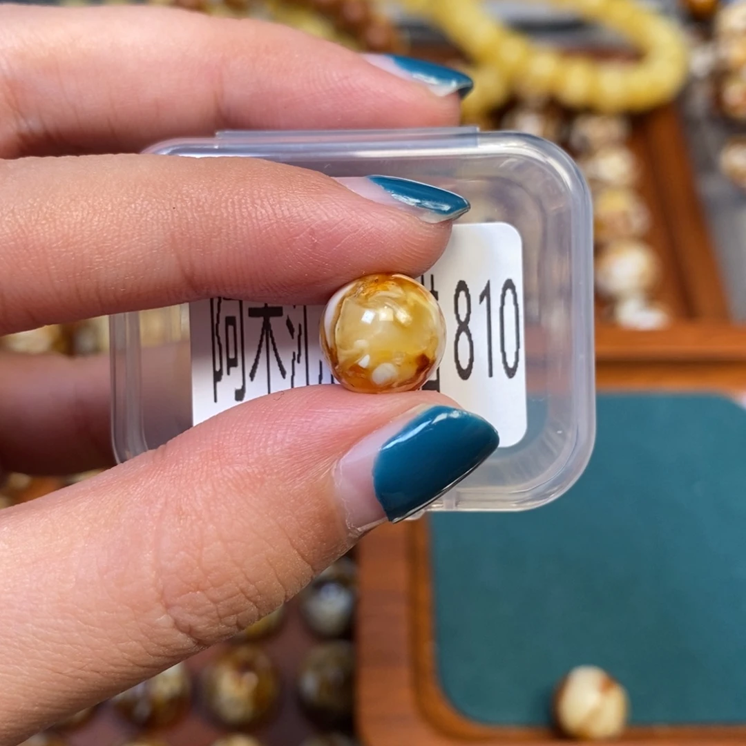 把件猴头核桃沁色圆珠老型810