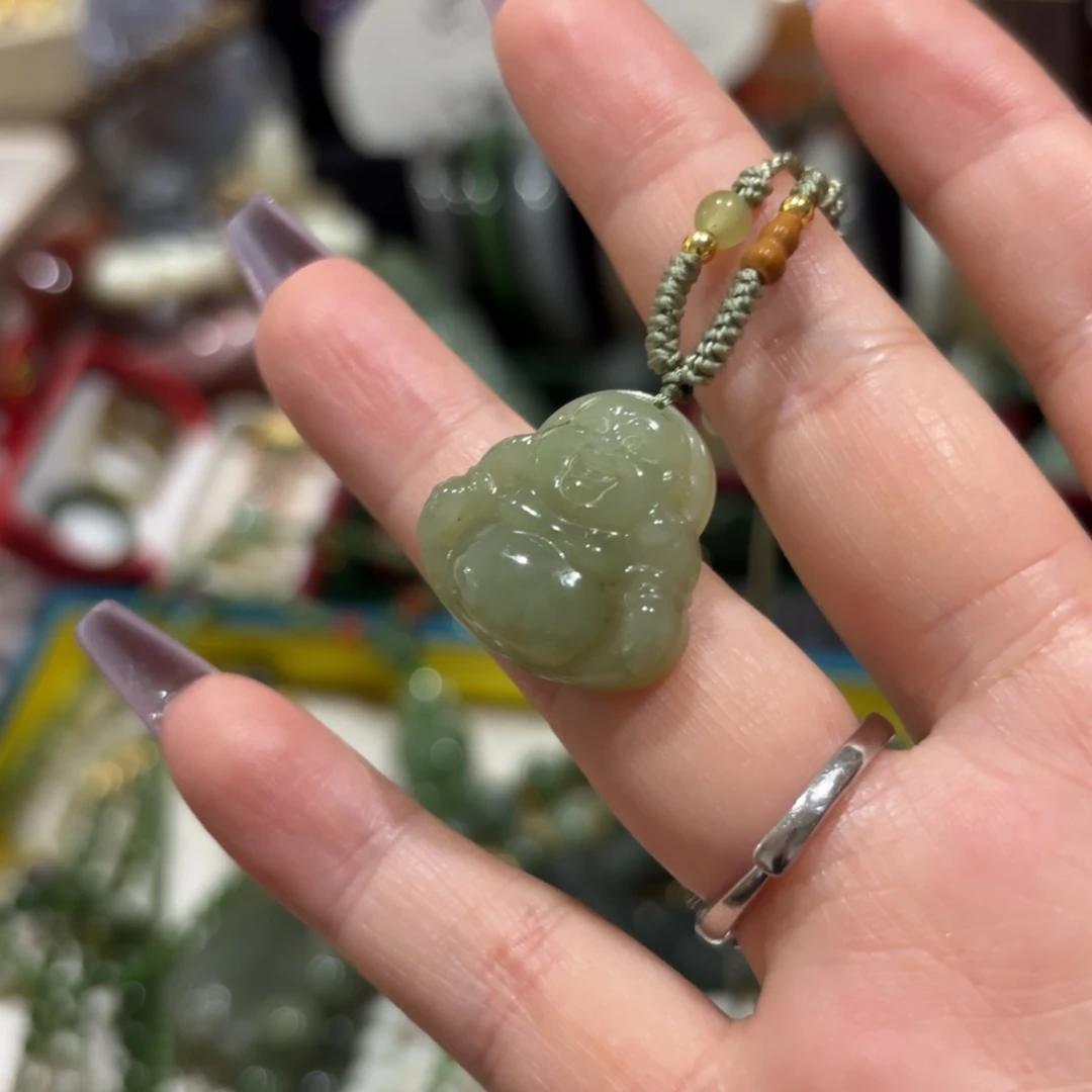 和田玉未镶嵌颈饰23