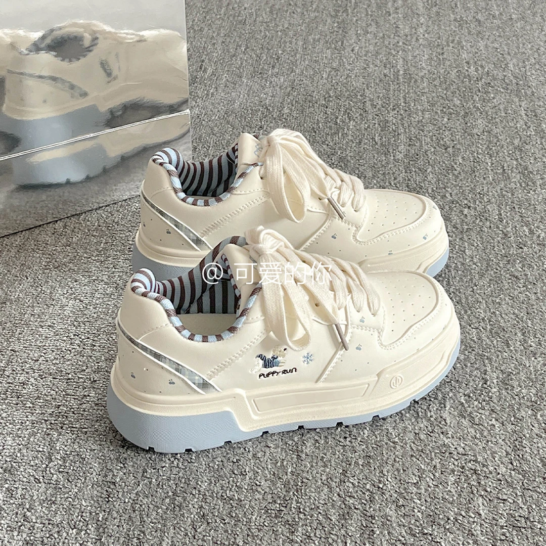 百搭韩系厚底小白鞋女款秋季新款2025爆款休闲鞋小众不撞款板鞋潮