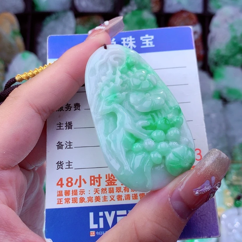 【闪购商品】翡翠颈饰未镶嵌挂件