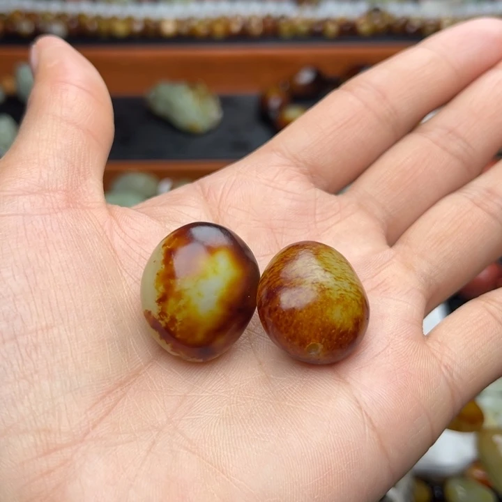 和田玉颈饰未镶嵌雪**霜