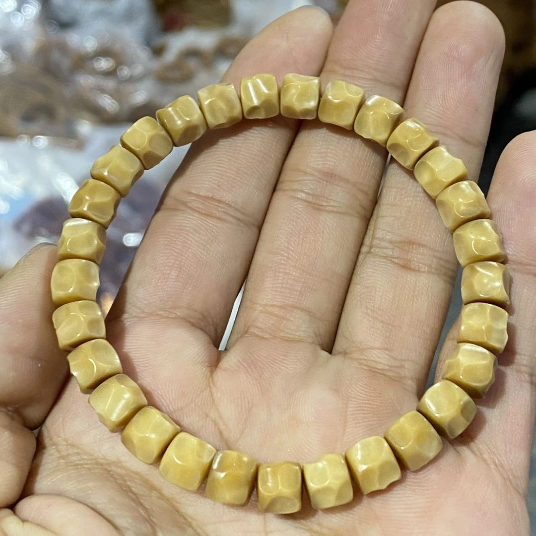 【佳哥严选】J72898-龙脊菩提深坑无相单圈手串-8*7mm