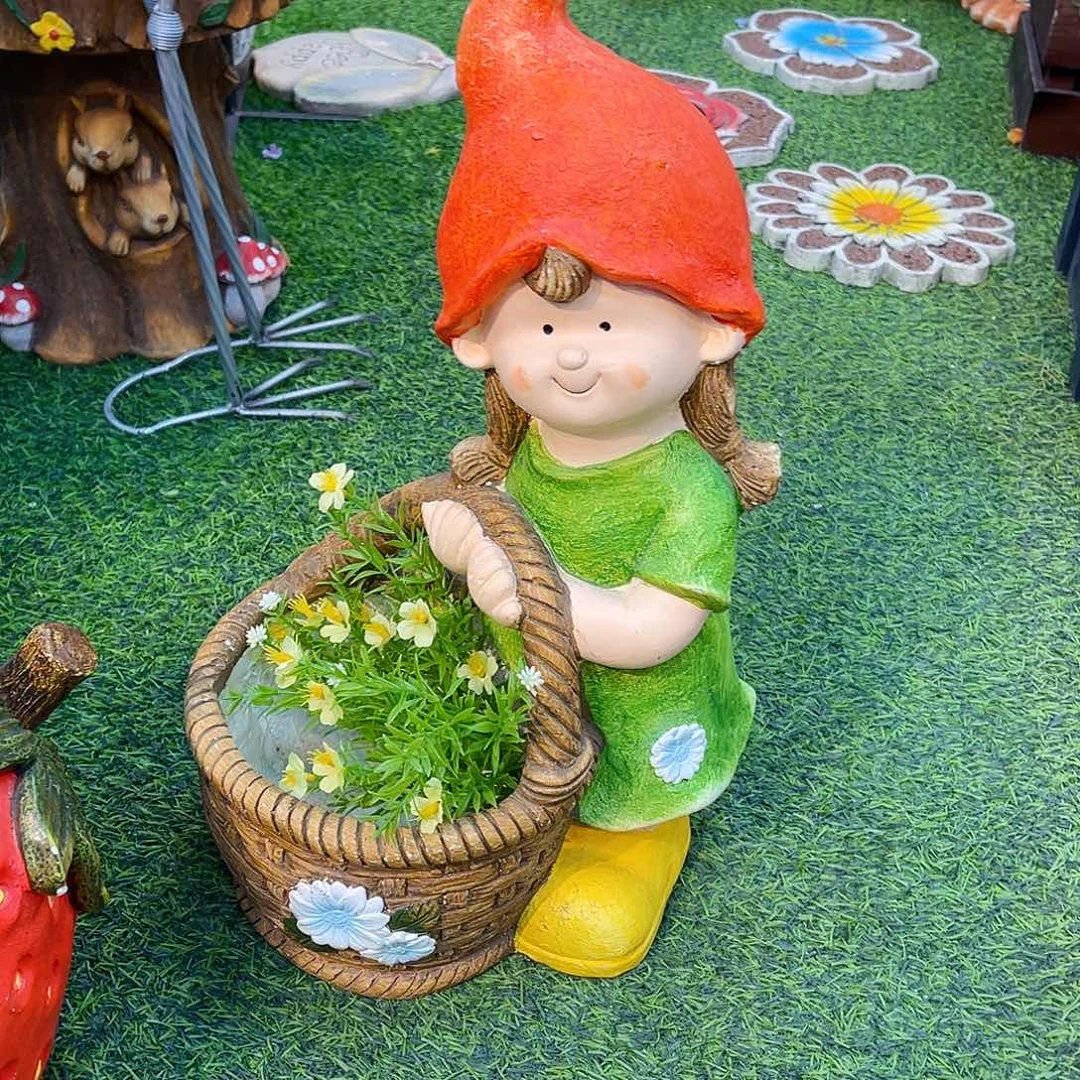 红陶花园庭院摆件