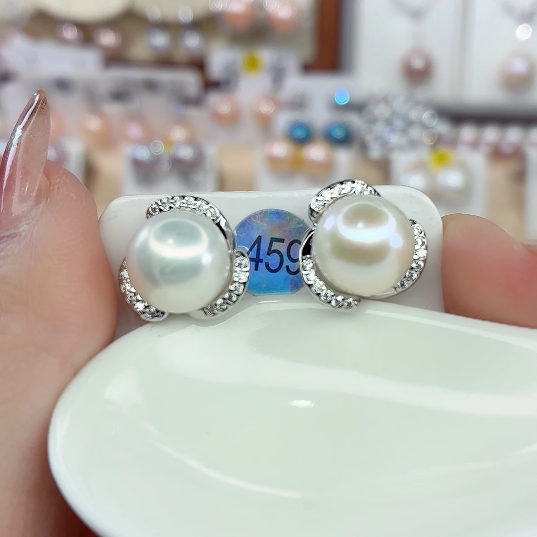 未镶嵌淡水珍珠耳饰