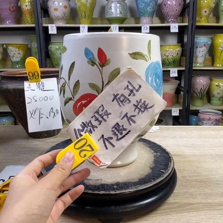 景德镇高温陶瓷花盆