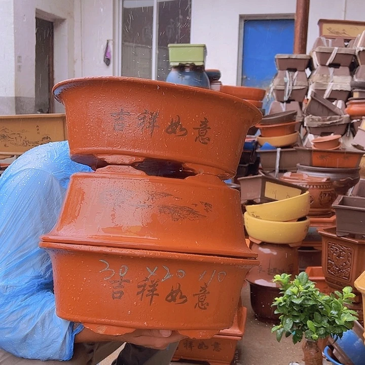 紫砂花盆紫砂花盆