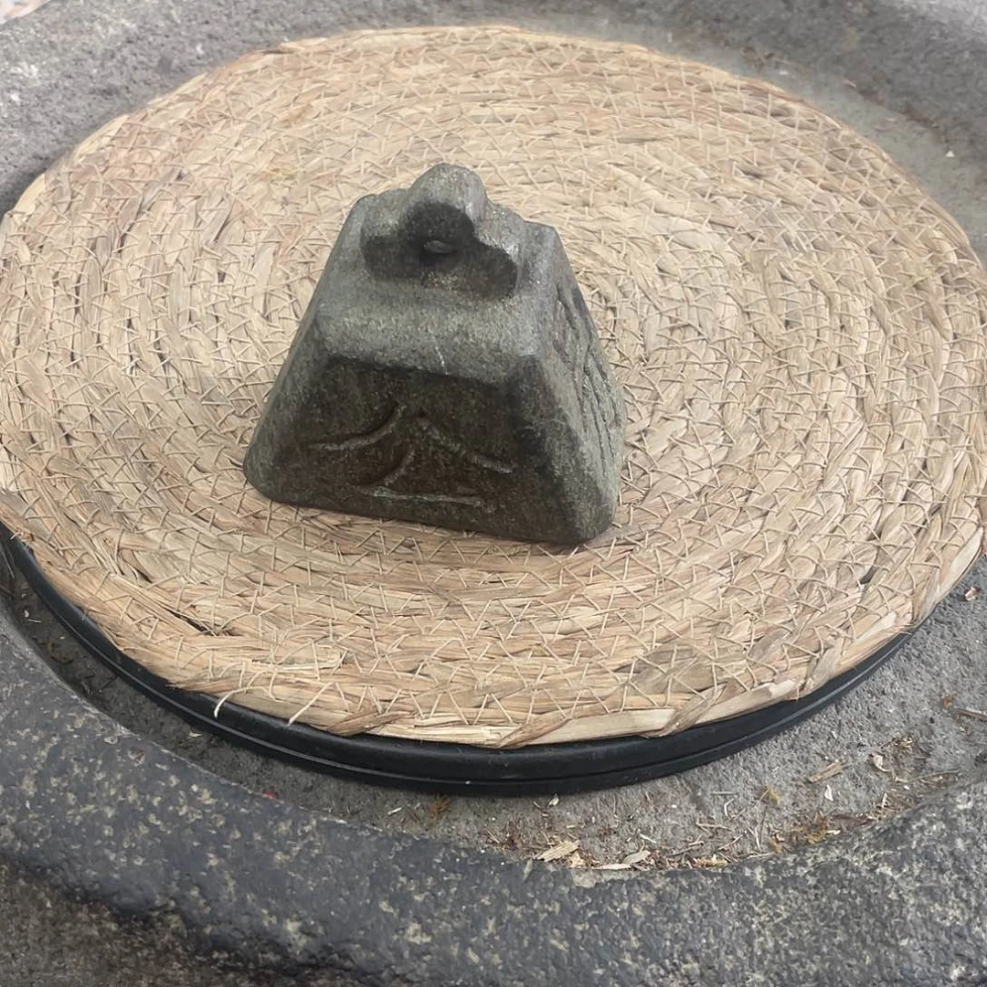 大****老挝石青石石权摆件很漂亮