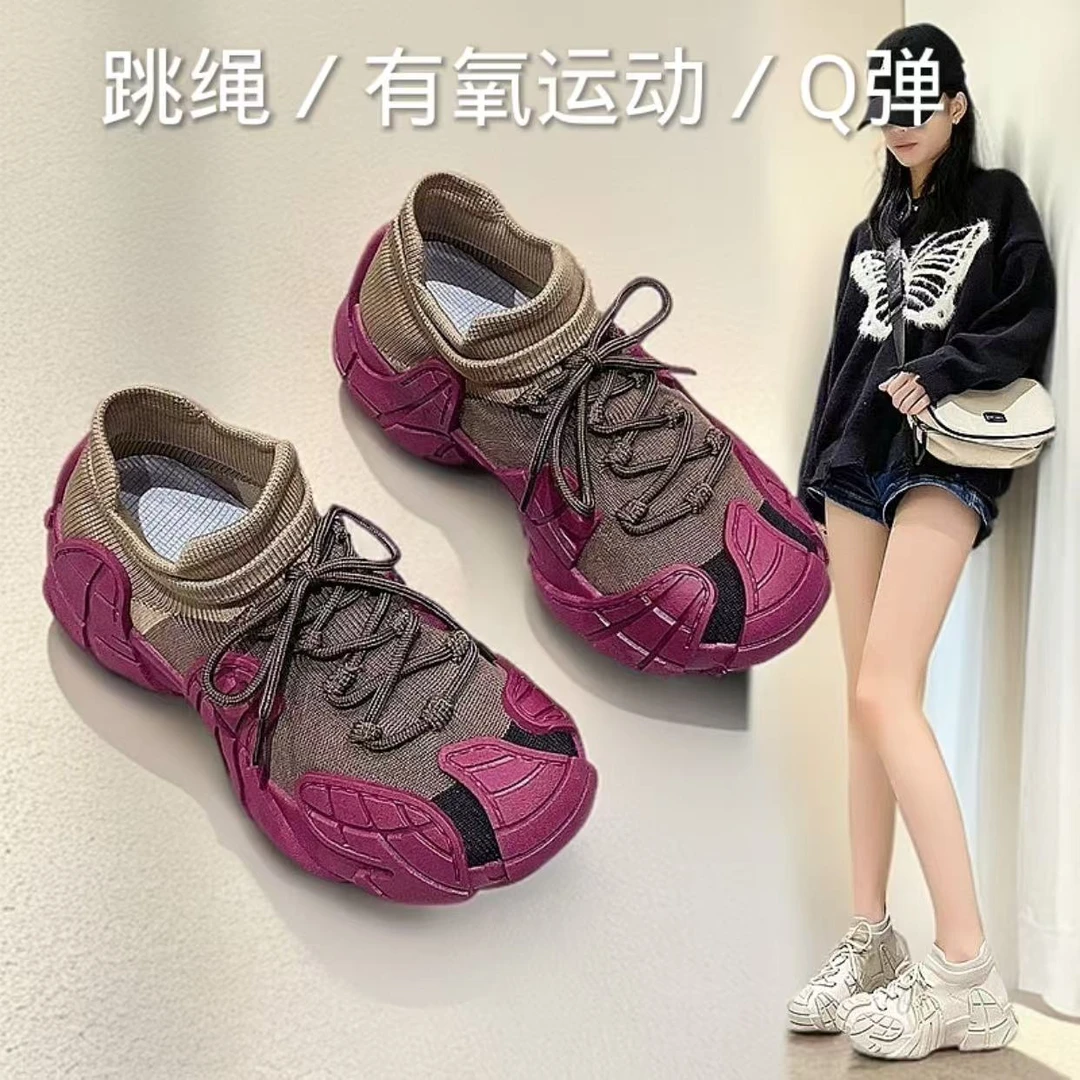 室内运动鞋防滑训练深蹲透气软底跑步机专用减震跳绳瑜伽鞋女百搭