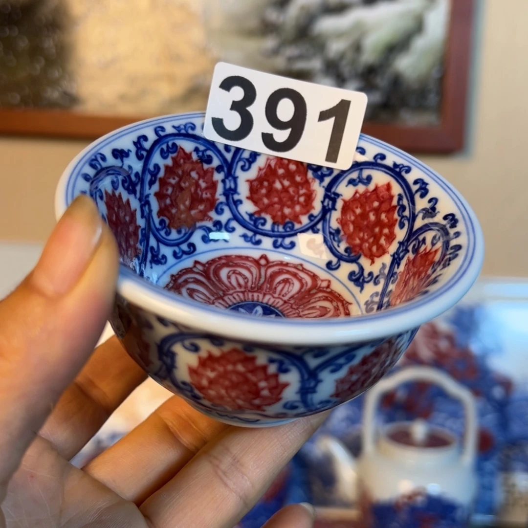 现代瓷青花釉里红工艺