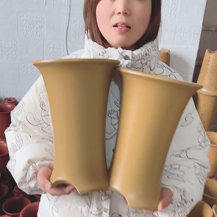 紫砂宜兴紫砂花盆