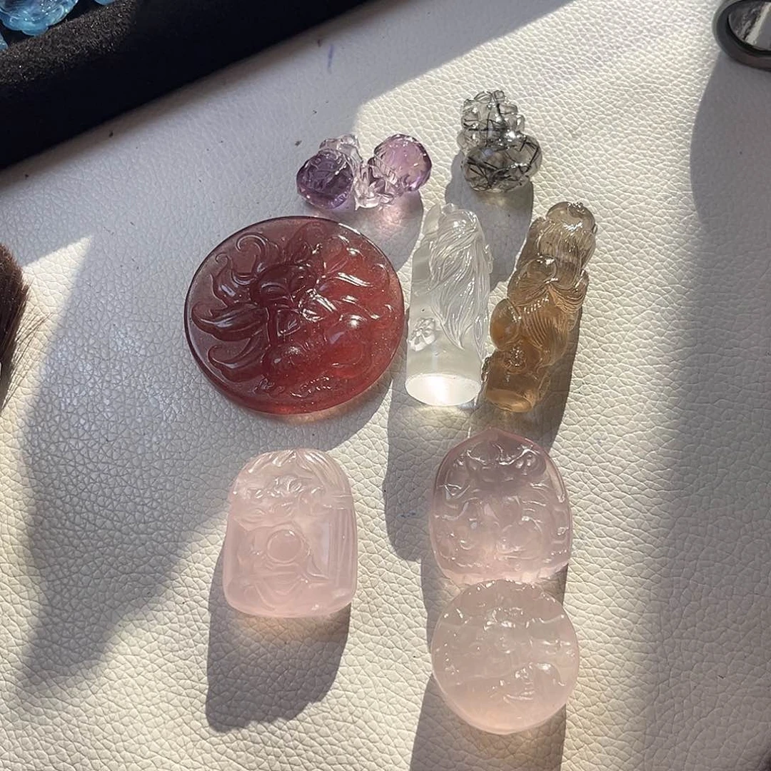 颈饰银S925镶嵌水晶可****?多件23