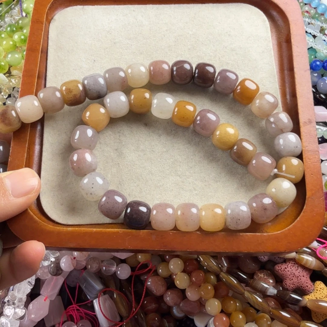 查罗石合金珠宝半成品卡12紫罗兰墩墩一条