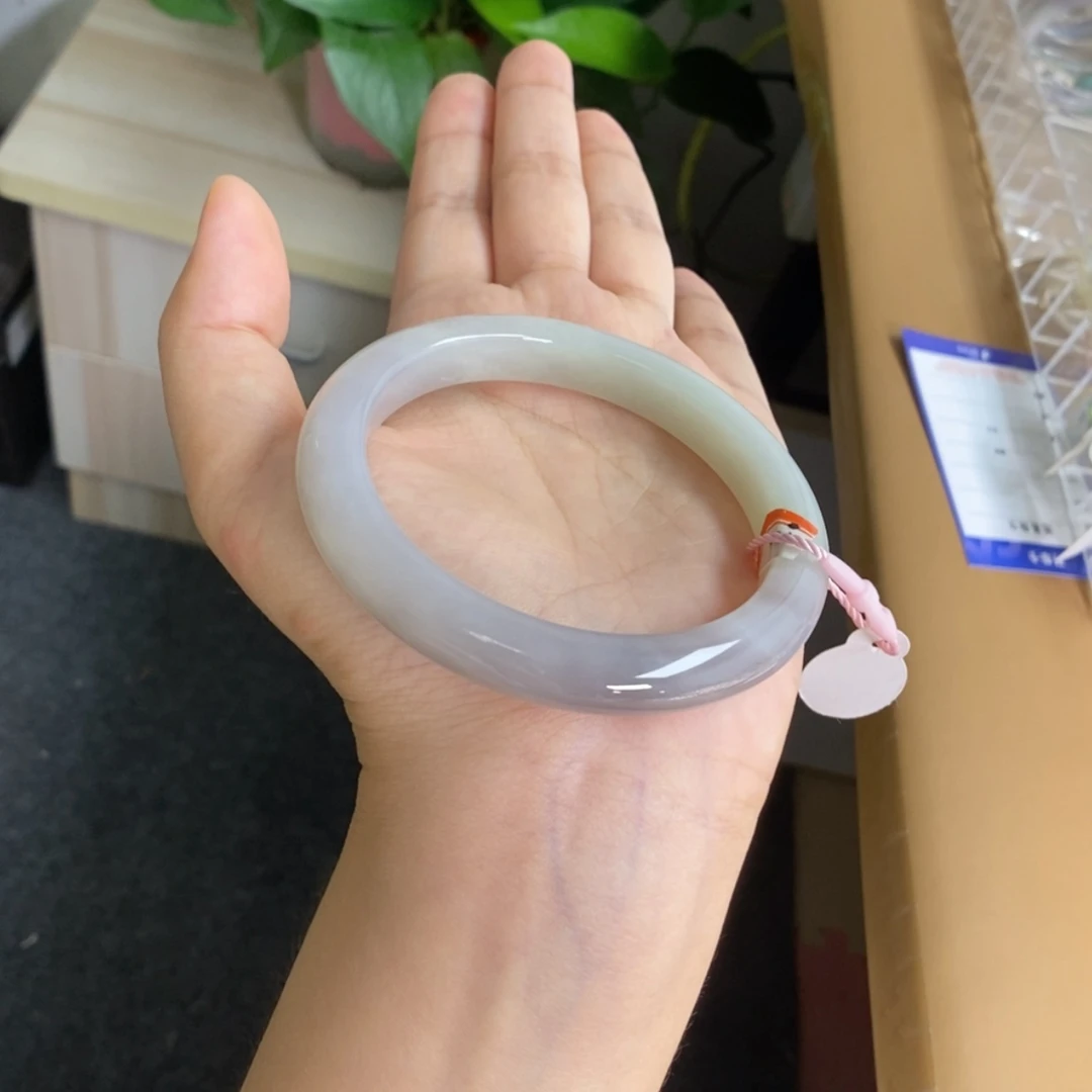 【闪购商品】和田玉手镯未镶嵌5657福利紫，精品放漏