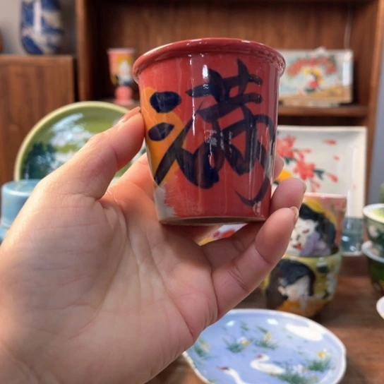 盘景德镇釉下手绘陶瓷