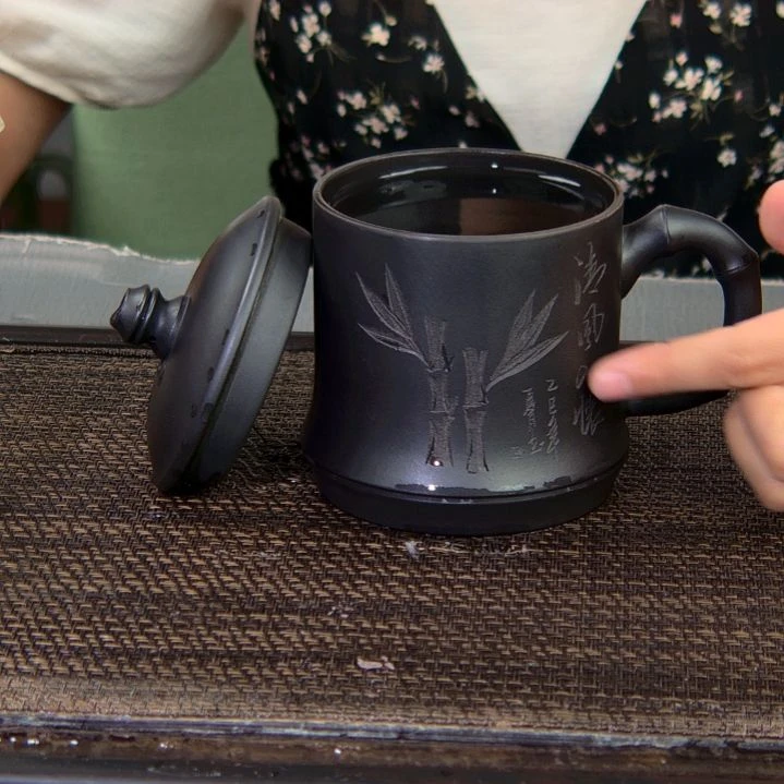 茶杯紫砂高货放漏