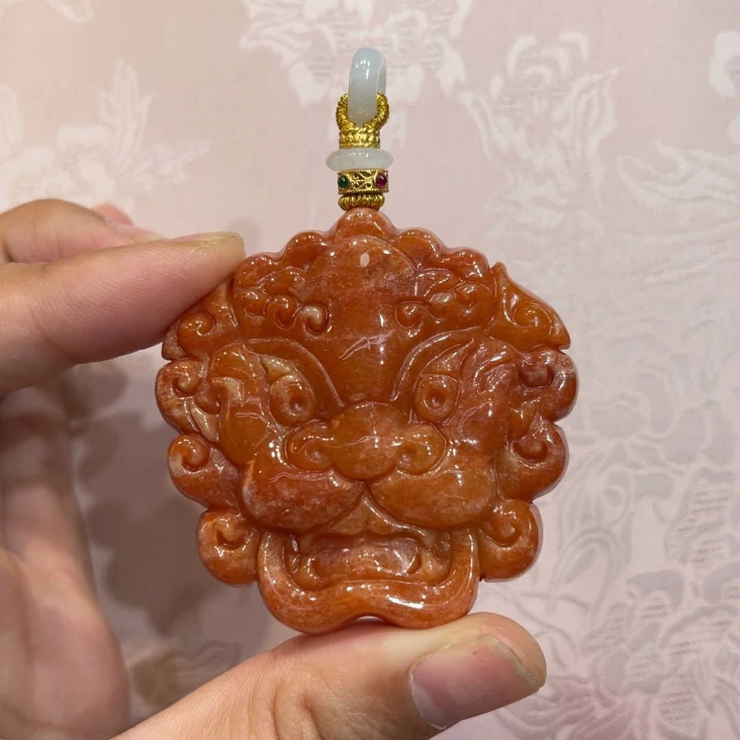 翡翠合金吊坠(赠链)