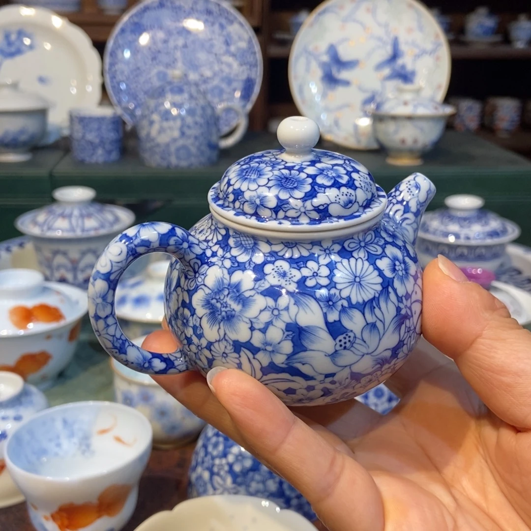 w雪山春晓万花手工壶