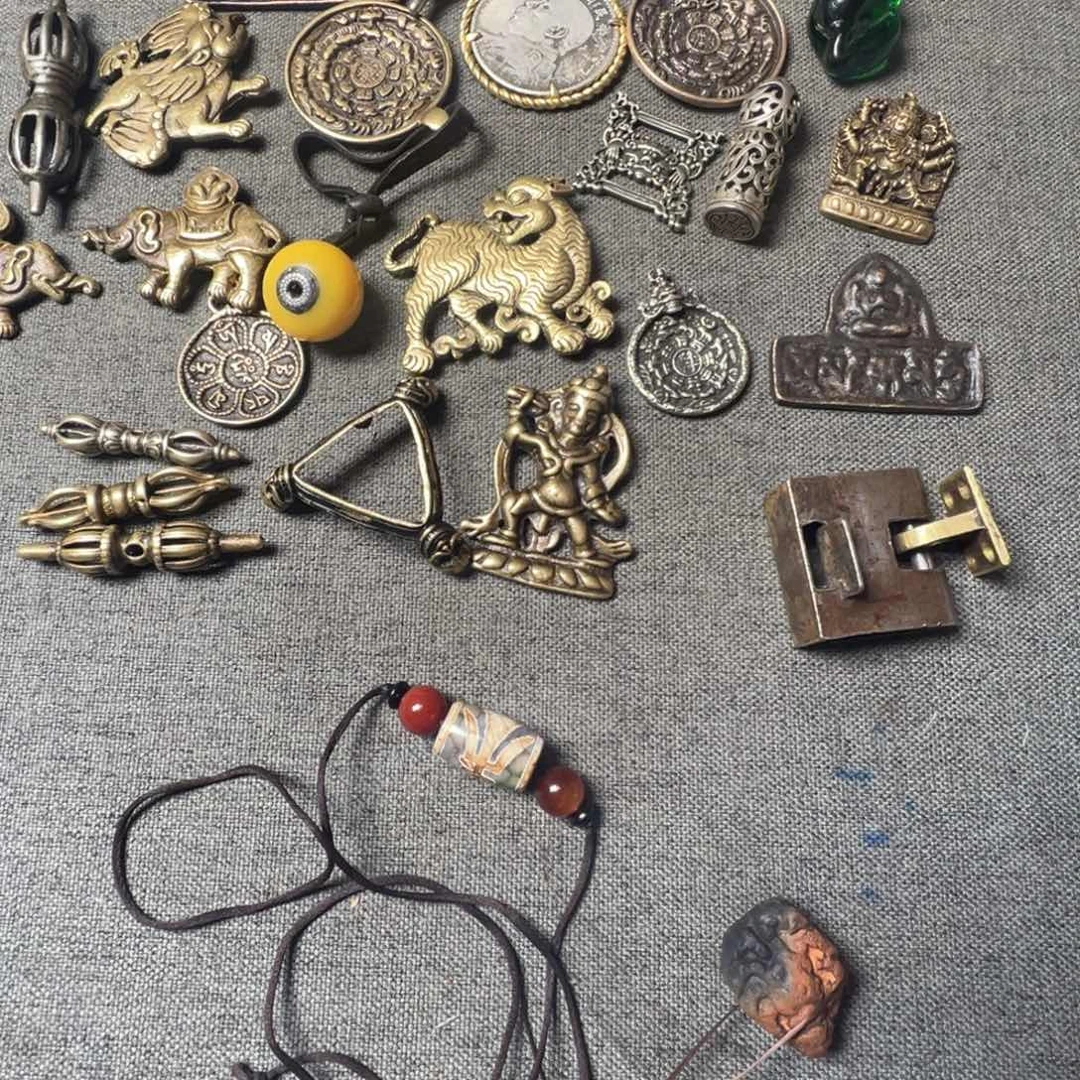 琉璃纯铜合金工艺品随机发货