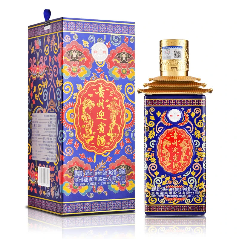 迎宾贵州迎宾酒（贵宾纪念版)（未未来）53度500ml