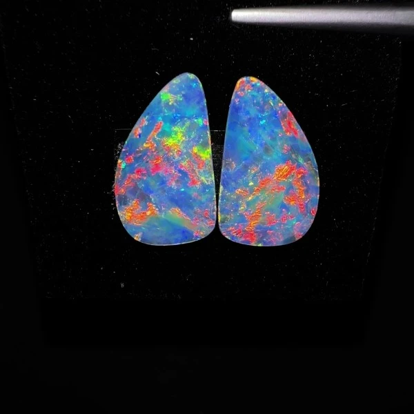 PLAY of COLOUR澳洲双层欧泊不怕水裸石贴片可乐随机发货不唯一